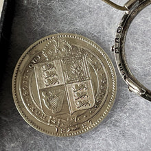 Charger l'image dans la galerie, Queen Victoria Jubilee Head Silver Shilling Coin Brooch