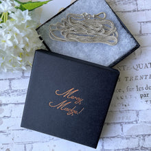 Carica l'immagine nel visualizzatore di Gallery, Georgian Sterling Silver Muff Chain With Threaded Screw Swivel Clip. Antique 40" Long Guard Chain Necklace. Antique Silver Sautoir Necklace