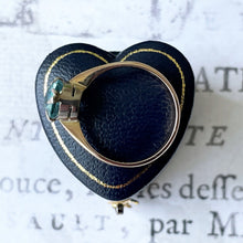 Carica l'immagine nel visualizzatore di Gallery, Antique Blue Zircon Solitaire 9ct Gold Ring. Edwardian/Art Deco 1.50ct Single Stone Engagement Ring. Sky Blue Zircon Ring, UK N, US 6.75