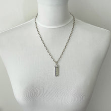 Charger l'image dans la galerie, Victorian Miniature Silver Ruler & Pencil Fob Pendant. Antique Sterling Silver Blue Enamel Margin Ruler. Novelty Letter Writing Accessories