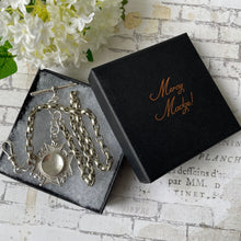 Carica l'immagine nel visualizzatore di Gallery, Victorian Silver Belcher Watch Chain & Cross Pattée Fob
