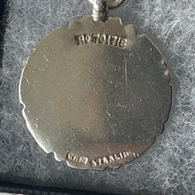 Lade das Bild in den Galerie-Viewer, Antique William Hair Haseler Sterling Silver Pictorial Footballer Fob Pendant, Optional Chain. Vintage Football/Soccer Sporting Jewellery