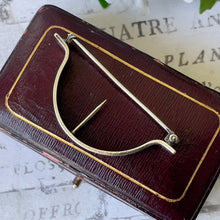 Cargar imagen en el visor de la galería, Edwardian Art Nouveau Sterling Silver Posy Holder Brooch. Rare Antique Silver Boutonniere/Buttonhole Lapel Pin. Wedding Groom Accessories.