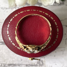 Cargar imagen en el visor de la galería, Antique Georgian 18ct Gold Ruby & Pearl "Forget Me Not" Locket Ring. Sentimental/Mourning Ring With Hair Compartment. Georgian Dress Ring.