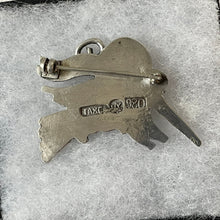 Cargar imagen en el visor de la galería, Vintage William Spratling 980 Silver Hummingbird Brooch. 1930s Retro Figural Fantasy Bird Lapel Pin. Designer Silver Jewelry, Taxco Mexico