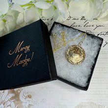 Carica l'immagine nel visualizzatore di Gallery, Georgian 9ct Gold Mourning Locket Pendant