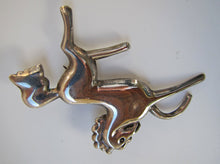 Cargar imagen en el visor de la galería, Vintage Sterling Silver Horse Brooch, 1940s Retro - MercyMadge