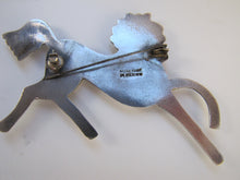 Cargar imagen en el visor de la galería, Vintage Sterling Silver Horse Brooch, 1940s Retro - MercyMadge