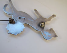 Cargar imagen en el visor de la galería, Vintage Sterling Silver Horse Brooch, 1940s Retro - MercyMadge