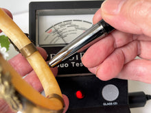 Carica l'immagine nel visualizzatore di Gallery, Antique Yellow Jade Chinese Dragon & Phoenix Bangle