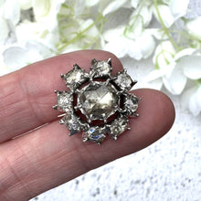 画像をギャラリービューアに読み込む, Antique Georgian Rose Cut Diamond 18ct Gold Brooch
