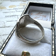 Cargar imagen en el visor de la galería, Vintage 1940s 800 Silver Nazi SS Totenkopf Skull Ring

