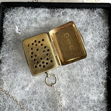 Load image into Gallery viewer, Georgian Silver Book/Bible Vinaigrette Pendant By Ledsam &amp; Vale, 1825
