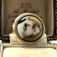 Load image into Gallery viewer, Victorian 18ct Gold William Essex Signed Portrait Miniature Mourning Ring
