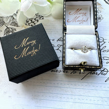 画像をギャラリービューアに読み込む, Vintage 9ct Gold 0.33ct Diamond Cluster Daisy Ring. Diamond Cluster Illusion Solitaire Engagement Ring. Art Deco Style Petite Pinky Ring
