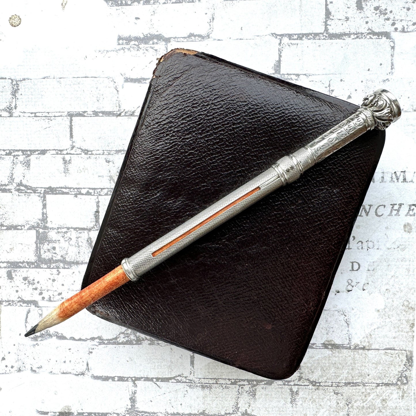 Rare Georgian Silver Perpetual Calendar & Propelling Pencil With Carnelian Seal. Antique Sterling Silver Combination Telescopic Pencil c1825