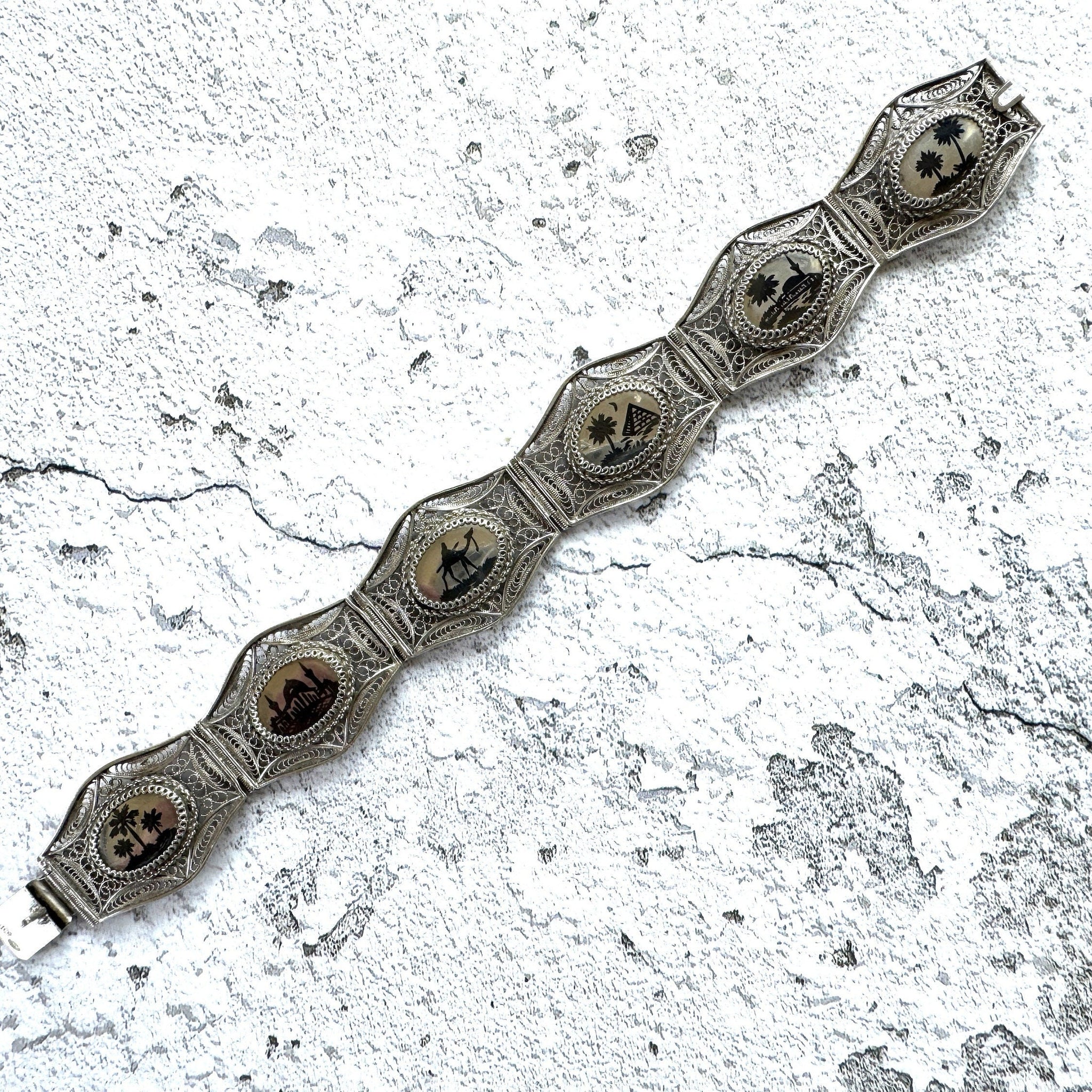 Bracelet Vintage Style Art Déco – Ancien – Excellent état – Pièce Unique Sans Marque