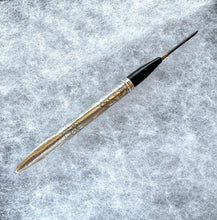 Cargar imagen en el visor de la galería, Antique Edwardian Silver Mechanical Pencil &amp; Letter Opener Combo. Lady&#39;s Forget-Me-Not Engraved Silver Propelling Pencil, Francis Webb, 1915
