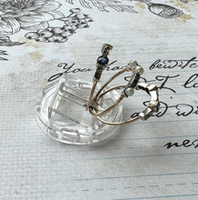 Load image into Gallery viewer, Rare Antique Victorian 15ct Gold Diamond, Sapphire &amp; Pearl Harem Ring
