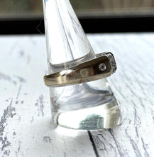 画像をギャラリービューアに読み込む, Mens Vintage 14ct White Gold &amp; Diamond Ring
