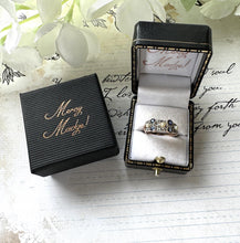 Load image into Gallery viewer, Rare Antique Victorian 15ct Gold Diamond, Sapphire &amp; Pearl Harem Ring
