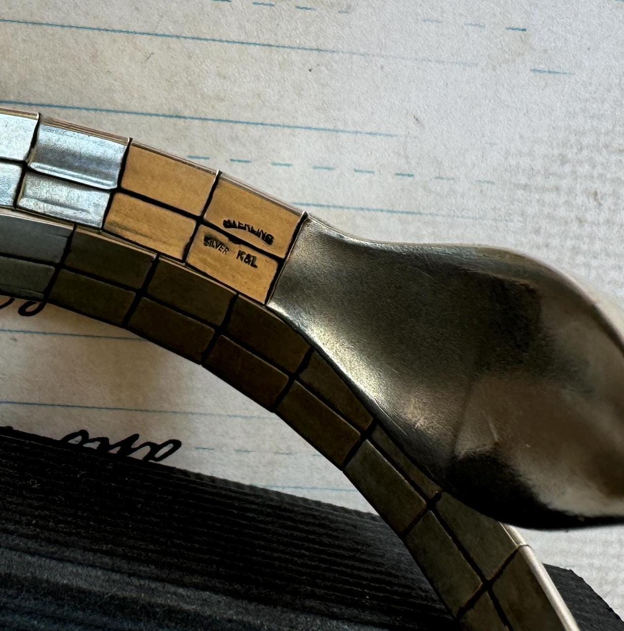 Antique Art Deco Sterling Silver Enamel Coiled Snake Bangle Bracelet. Kordes & Lichtenfels Germany Snake Bangle. Antique Love Token Jewelry