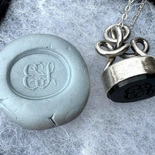 Load image into Gallery viewer, Antique Georgian Silver Eternity Knot Seal Fob Pendant
