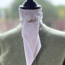 Lade das Bild in den Galerie-Viewer, Antique Silver, Pearl &amp; Ruby Crescent Moon Saint Esprit Brooch. Victorian Shamrock and Dove Sweetheart Brooch. Stock, Cravat, Lapel Pin
