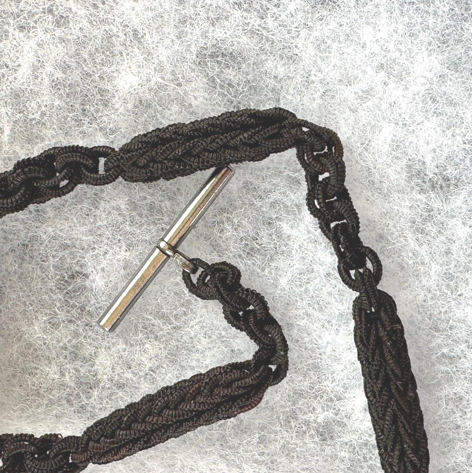 Victorian Woven Horse Hair Albertina Watch Chain