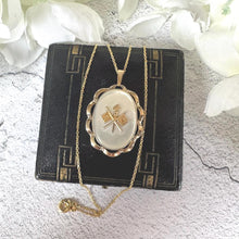 Load image into Gallery viewer, Vintage World War 2 American Sweetheart Locket &amp; Chain
