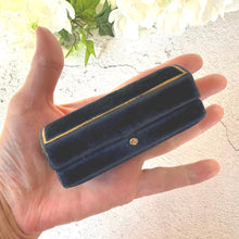 Load image into Gallery viewer, Rare Antique Victorian Blue Multiple Ring Box: Royal Jewellers Hunt &amp; Roskell, Late Storr and Mortimer, London
