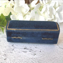 Load image into Gallery viewer, Rare Antique Victorian Blue Multiple Ring Box: Royal Jewellers Hunt &amp; Roskell, Late Storr and Mortimer, London
