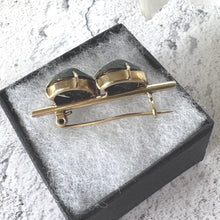 Load image into Gallery viewer, Victorian Real Scarab Beetle Rolled Gold Brooch: Antique Insect Love Token Jewellery
