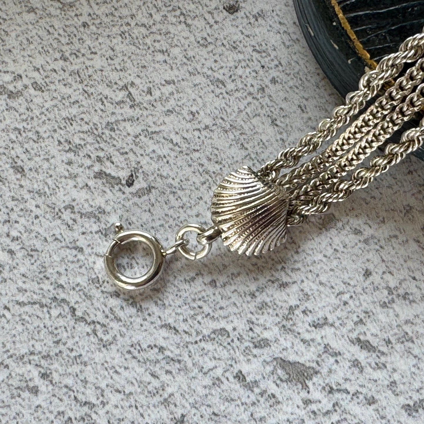 Antique Victorian Sterling Silver Fancy Albertina Chain Bracelet
