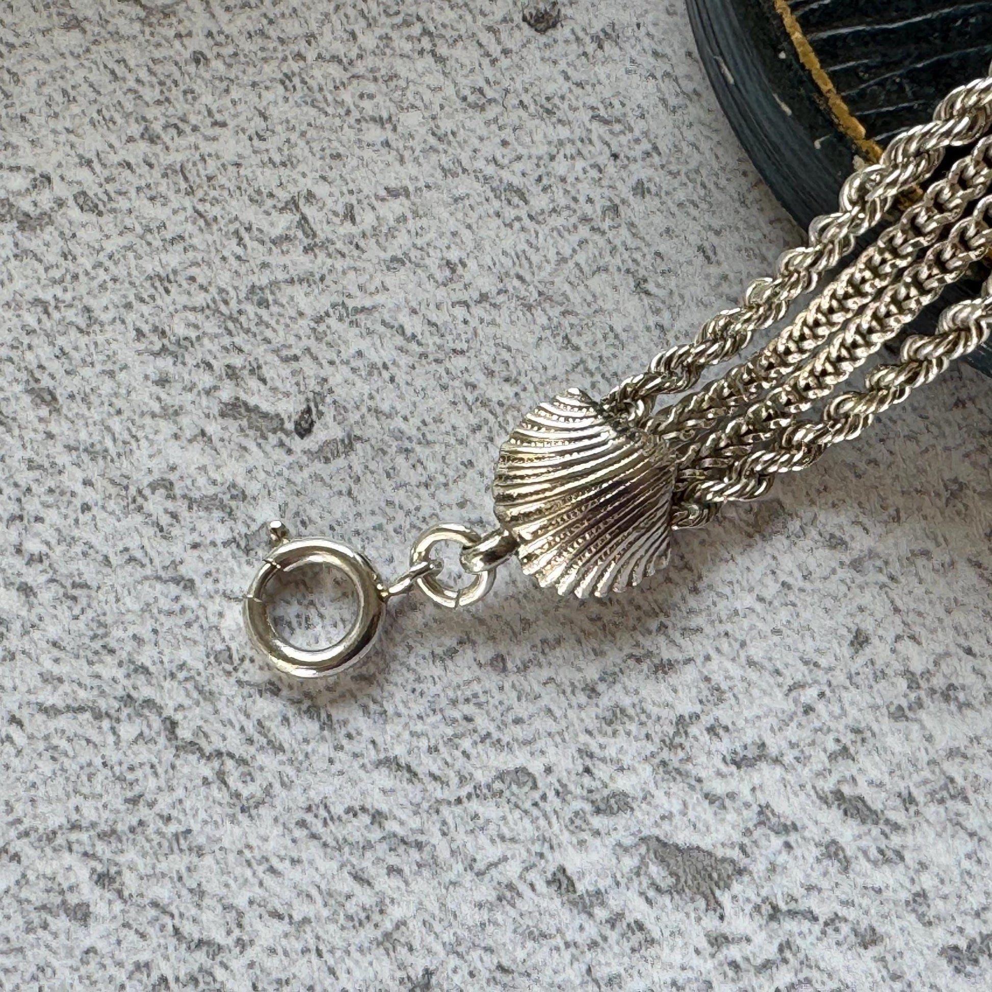 Antique Victorian Sterling Silver Fancy Albertina Chain Bracelet