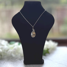 Load image into Gallery viewer, Vintage Scottish Landscape Agate Sterling Silver Pendant &amp; Chain
