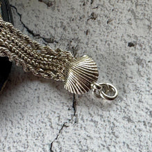 Carica l&#39;immagine nel visualizzatore di Gallery, Antique Victorian Sterling Silver Fancy Albertina Chain Bracelet
