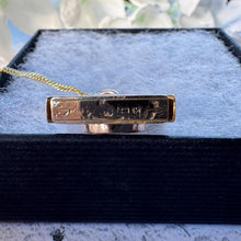 Load image into Gallery viewer, Antique Victorian 9ct Gold Engraved Maltese Cross Hidden Locket Pendant: Optional Chain
