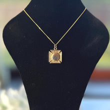 Load image into Gallery viewer, Antique Victorian 9ct Gold Engraved Maltese Cross Hidden Locket Pendant: Optional Chain
