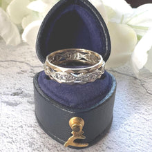 Load image into Gallery viewer, Vintage 1963 9ct Two-Tone Gold &amp; Diamond Eternity Band Ring: Size N-1/2, US 7
