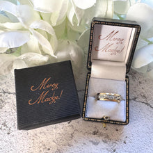 Load image into Gallery viewer, Vintage 1963 9ct Two-Tone Gold &amp; Diamond Eternity Band Ring: Size N-1/2, US 7
