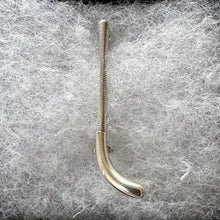 Load image into Gallery viewer, Antique Sterling Silver Hockey Stick Figural Brooch: Boxed Charles Horner Lapel Pin, Chester 1911
