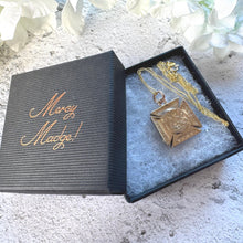 Load image into Gallery viewer, Antique Victorian 9ct Gold Engraved Maltese Cross Hidden Locket Pendant: Optional Chain
