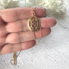 Load image into Gallery viewer, Antique Victorian 18ct Gold &amp; Ruby Pendant: Optional 20&quot; Gold Chain
