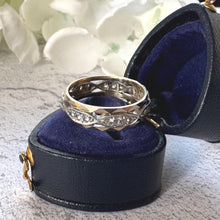 Load image into Gallery viewer, Vintage 1963 9ct Two-Tone Gold &amp; Diamond Eternity Band Ring: Size N-1/2, US 7
