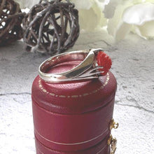 Load image into Gallery viewer, Antique Art Deco Carved Coral Rose Belcher Ring: 1920&#39;s Chinese Export, Size N/ 6-3/4
