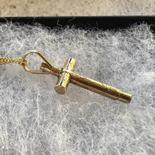 Load image into Gallery viewer, Victorian 15ct Gold Ankh Cross Pocket Watch Key Pendant Charm: Rare Antique Jewellery
