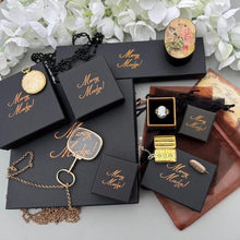 Load image into Gallery viewer, Victorian AEI Mourning Locket, Eternal Love Amity Eternity Infinity. Antique 18ct Gold Vermeil Memorial Pendant
