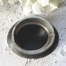 Load image into Gallery viewer, Antique Victorian Aesthetic Engraved Sterling Silver Bangle: 9ct Gold Roses &amp; Leaves
