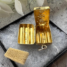 Load image into Gallery viewer, Rare Georgian Silver Miniature Cigar Box Vinaigrette Pendant
